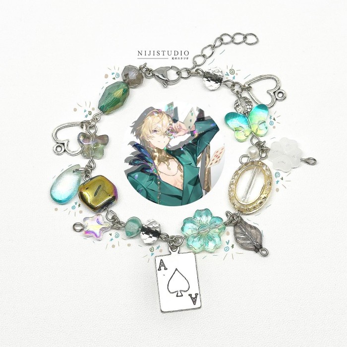 

Aventurine Honkai Star Rail Collection Bracelet Gelang Phone Charms Gantungan Hp Bookmark Penanda