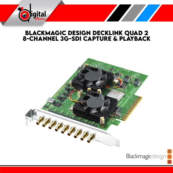 Blackmagic Design Decklink Quad 2 8-Channel 3G-Sdi Capture & Playback