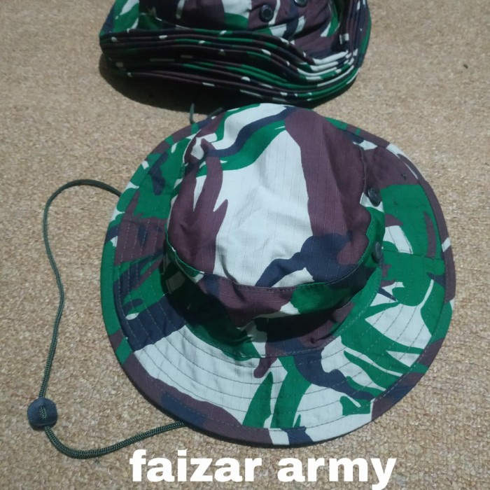 [DAN] FZ TOPI RIMBA ASLI JATAH TNI ASLI ORIGINAL