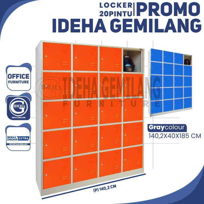 

Locker 20 Pintu Serba Guna