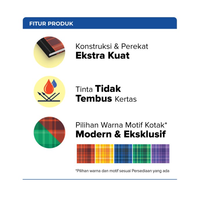 

Paperline Hard Cover Kotak-Kotak 100 F