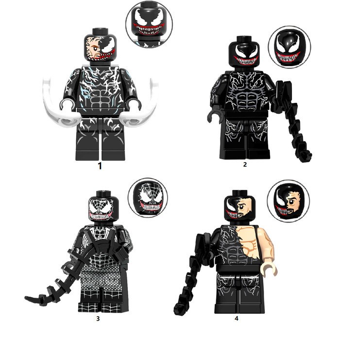 Action Mini Figure Minifig Brick  Marvel Spider-Man Spiderman Homecoming Venom