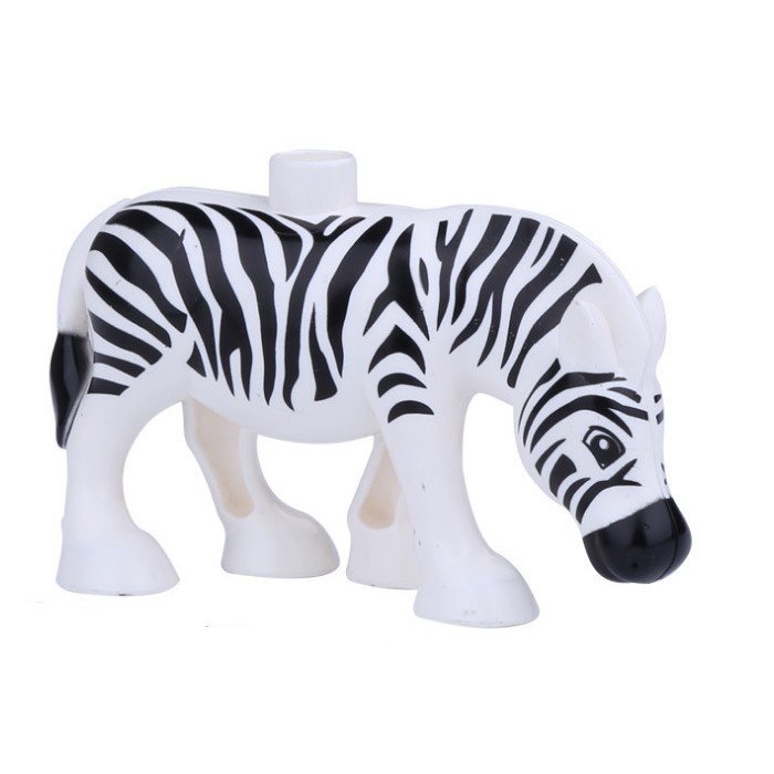 Madagascar Zebra Marty Kuda Zoo Action Figure Mini Duplo