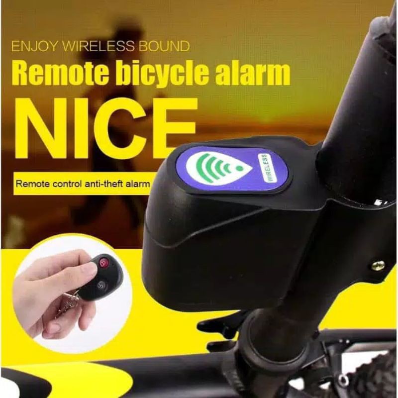 Cuci Gudang Alarm Sepeda Wireless Gembok Sepeda