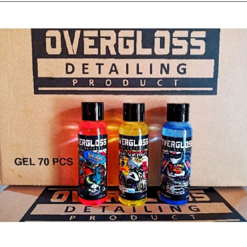 Best Seller Overgloss Detailing Product Silicone Gell 100Ml 250Ml Pengkilap Body Kasar Penghitam
