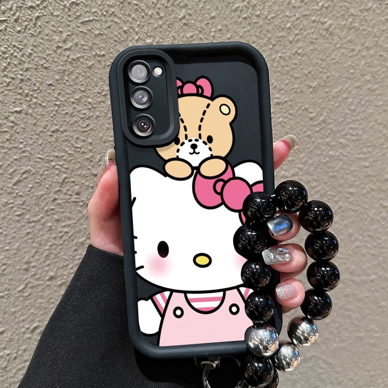 Casing Hp Samsung S20 FE Samsung S21 FE S24 FE Case Casing Softcase sarung silikon baru gelang HP Ke