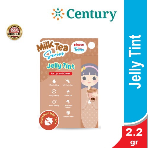 PIGEON TEENS MILK TEA SERIES JELLY TINT HAZELNUT MILK TEA 2.2GR / PERAWATAN BIBIR / LIP TINT