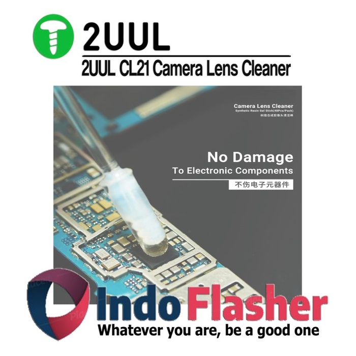 2UUL CL21 CAMERA LENS CLEANER SYNTHETIC RESIN GEL STICK TYPE 48PCS/PACK GEL PEMBERSIH KAMERA