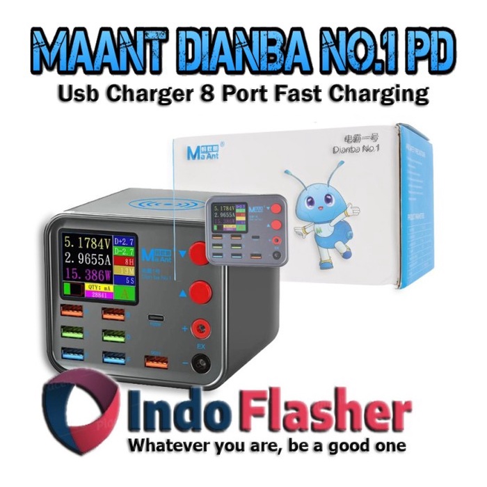 USB CHARGER 8 PORT FAST CHARGING MAANT DIANBA NO.1 PD CHARGER 8-PORT