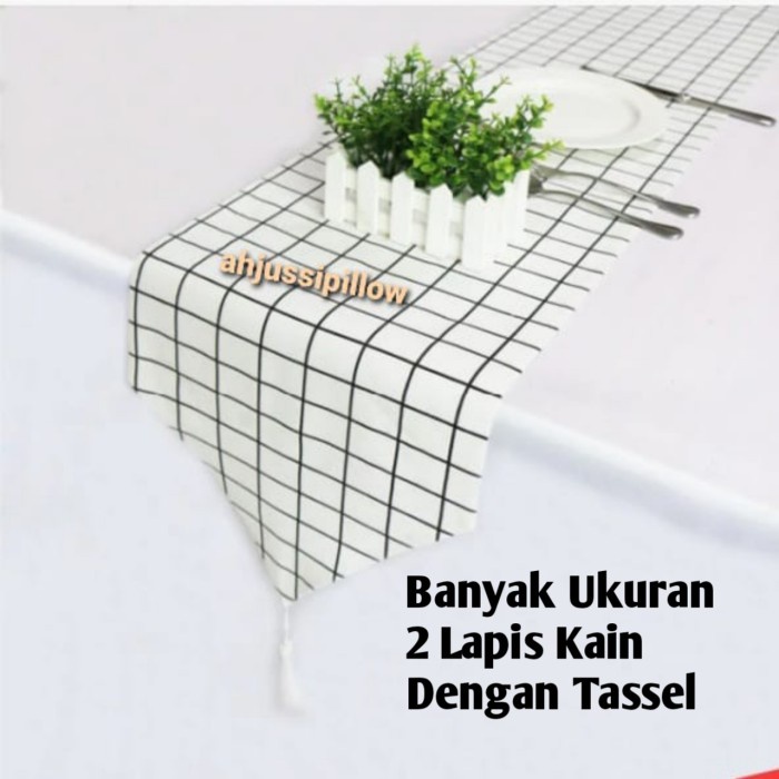 Taplak Meja Tamu Makan Taplak TV Table Tunner Panjang 250 cm 200 cm