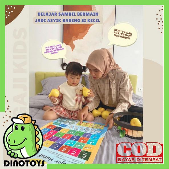 

KODE B Dinotoys Poster Edukasi MA14 Anak Belajar Huruf Hijaiyah Poster Edukasi Suara Hijaiyah Poster
