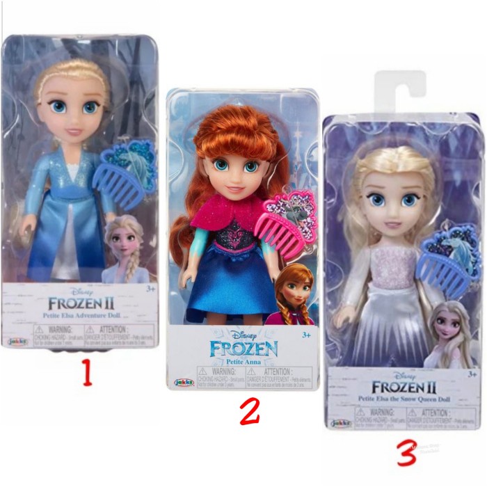 Boneka Disney Princess Petite Elsa atau Anna Doll - 16cm