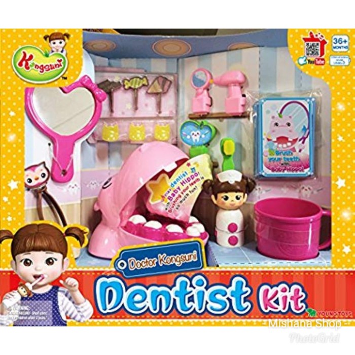 Doctor Kongsuni Dentist Kit - Mainan Anak Dokter Gigi Young Toys Korea