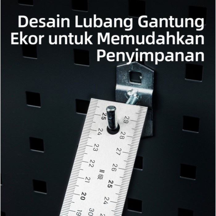 

Flashshow Deli Penggaris Siku Tukang 30 cm Stainless Steel Alat Perkakas DL4036
