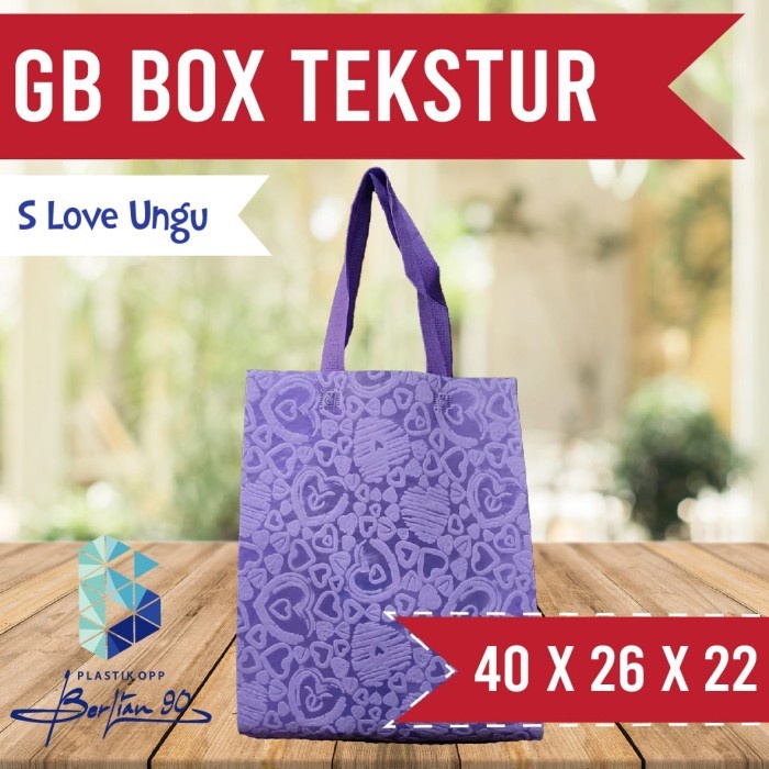 

Flashshow Tas Goodie Bag Spundbond Motif Emboss 40x26x22 cm Tas Hajatan Tekstur