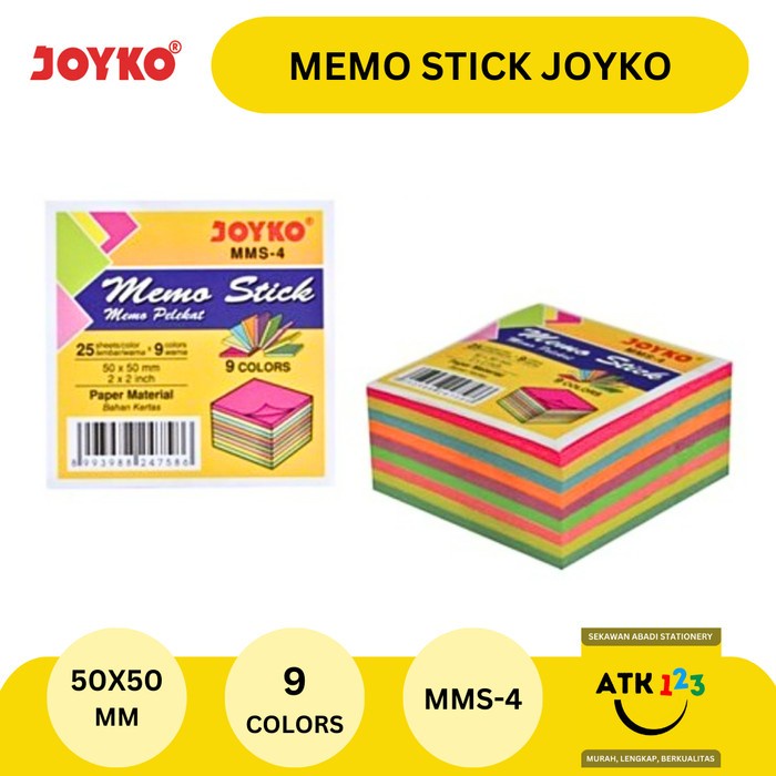 

Flashshow Post It / Sticky Note / Sign Here Merk Joyko MMS-4