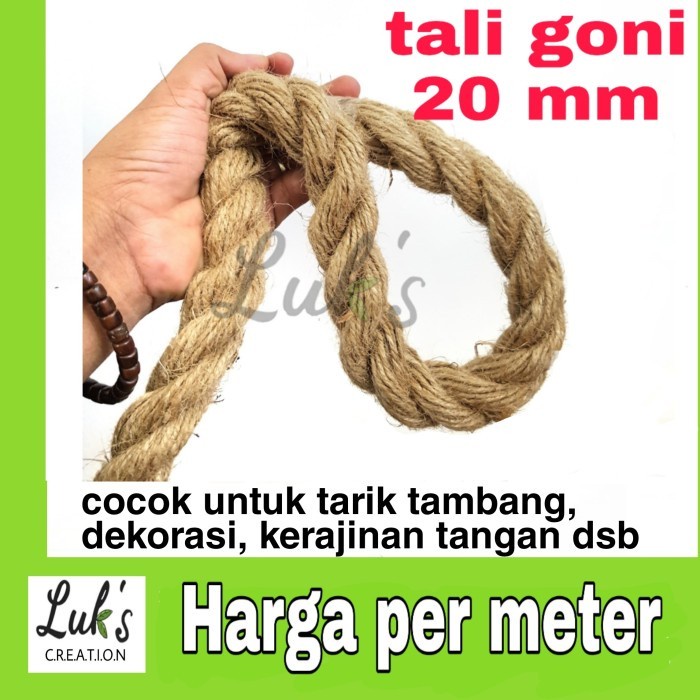 Flashshow Tali tambang goni besar 20 mm - tarik tambang - tampar goni