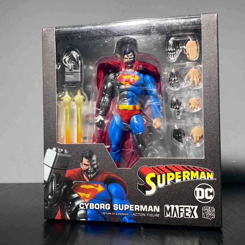 TAOCO Original  Mafex 164 Cyborg Superman Return Of Superman In Stock Anime Collection Figures Model