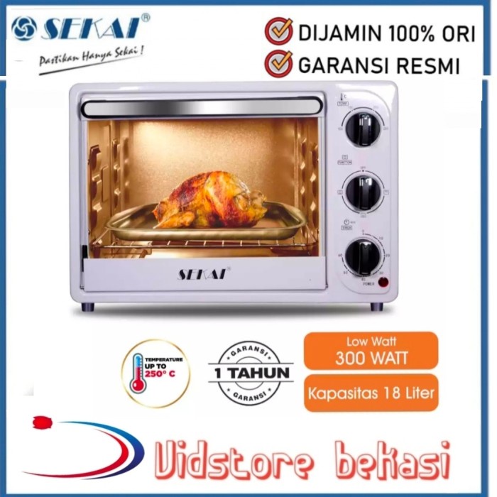 SEKAI OV 180 SEKAI OVEN 18 LITER LOW WATT/OVEN SEKAI OV180 [18 LITER]