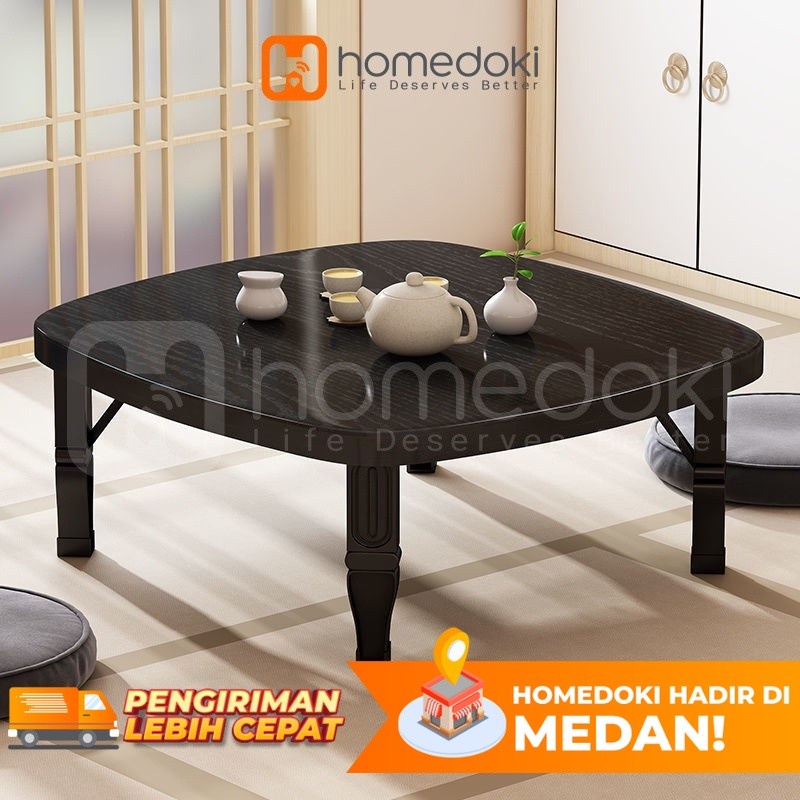 Homedoki Meja Lipat Serbaguna/Meja Lipat / Meja Lipat Portable / Meja Komputer / Meja Komputer Murah