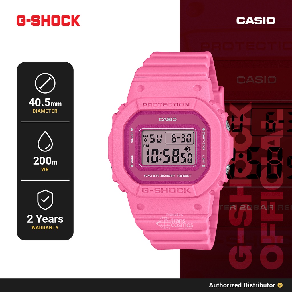 Jam Tangan Wanita Digital G-Shock GMD-S5610PP-4DR Original Pink