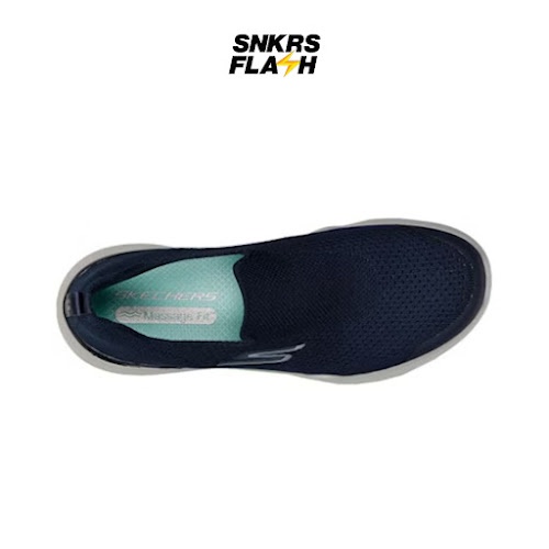 SKECHERS Go Walk Massage Fit Navy Sepatu Sneakers Wanita  - 124906NVY - Size 40
