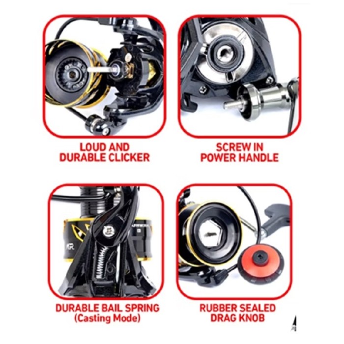 Reel Pancing Maguro Carrera BG/Carrera BR/Carrera GS 3000 Power Handle