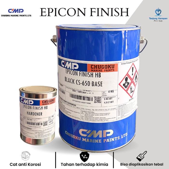 PROMO Cat Chugoku - Epicon Finish - Cat kapal - Cat besi baja - Doff