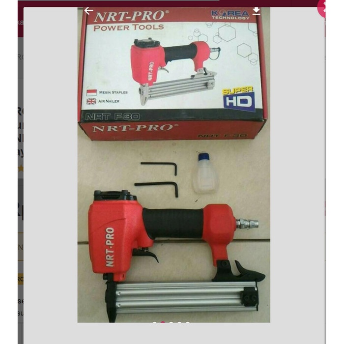 

Mesin Staples Air Nailer F30 NRT PRO Mesin Tembak Paku - Bev