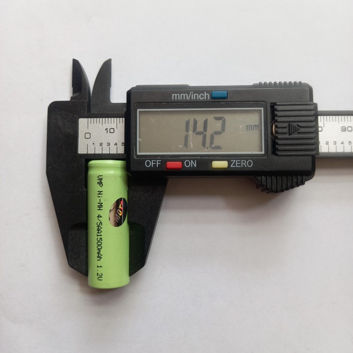 BATERAI CAS 4/5AA 1.2V 1500MAH NIMH - RECHARGABLE BATTERY 1.2VOLT KODE 1331