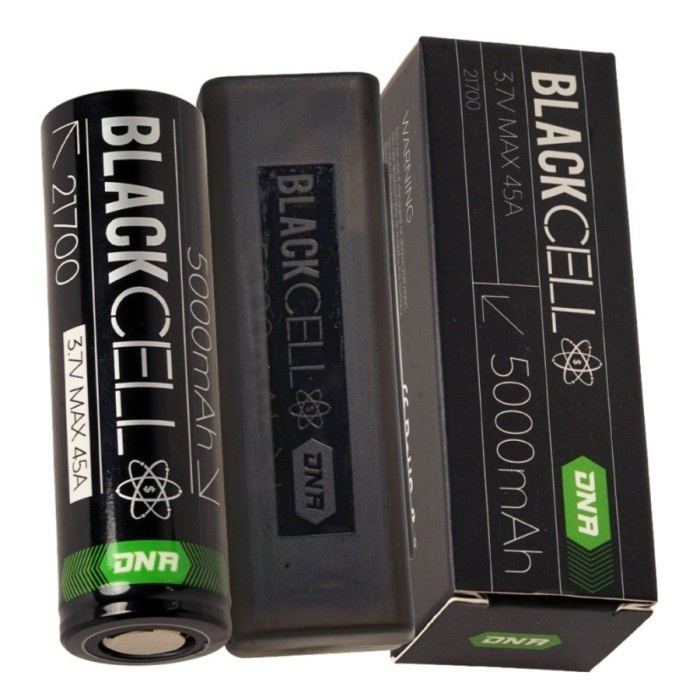 BLACKCELL DNA 5000MAH 45A 21700 BATTERY 100% AUTHENTIC - BLACKCELL KODE 1192