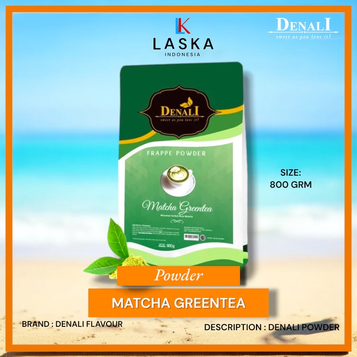 

Denali Powder Matcha Green tea 800 grm