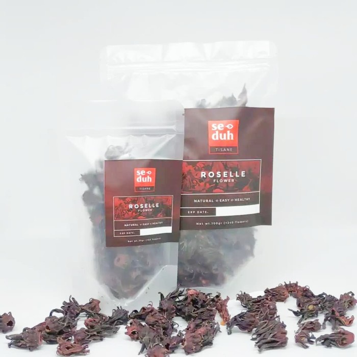 

SEDUH - Bunga Rosella Ungu Kering Rosela Teh Roselle Tisane 1 kg