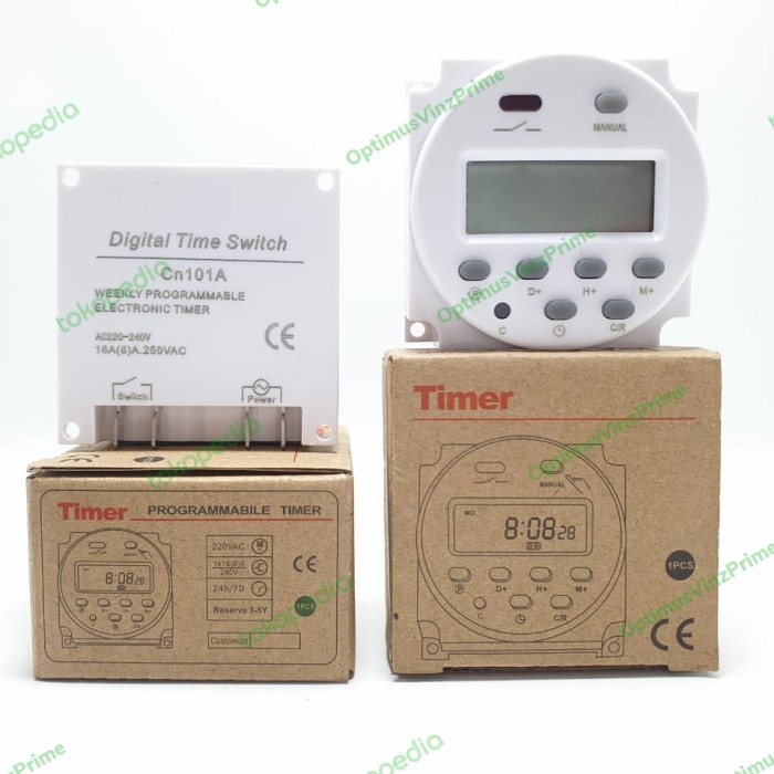 DIGITAL TIMER AUTO SWITCH ON/OFF CN101A LAMPU DAN LAINNYA