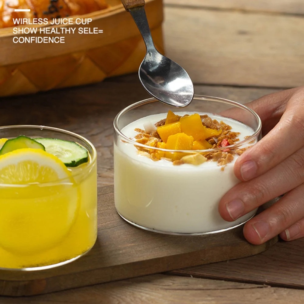 

TinYi Gelas Dessert Pudding Yogurt Cocktail Heat Resistant Glass 190ml - T-350