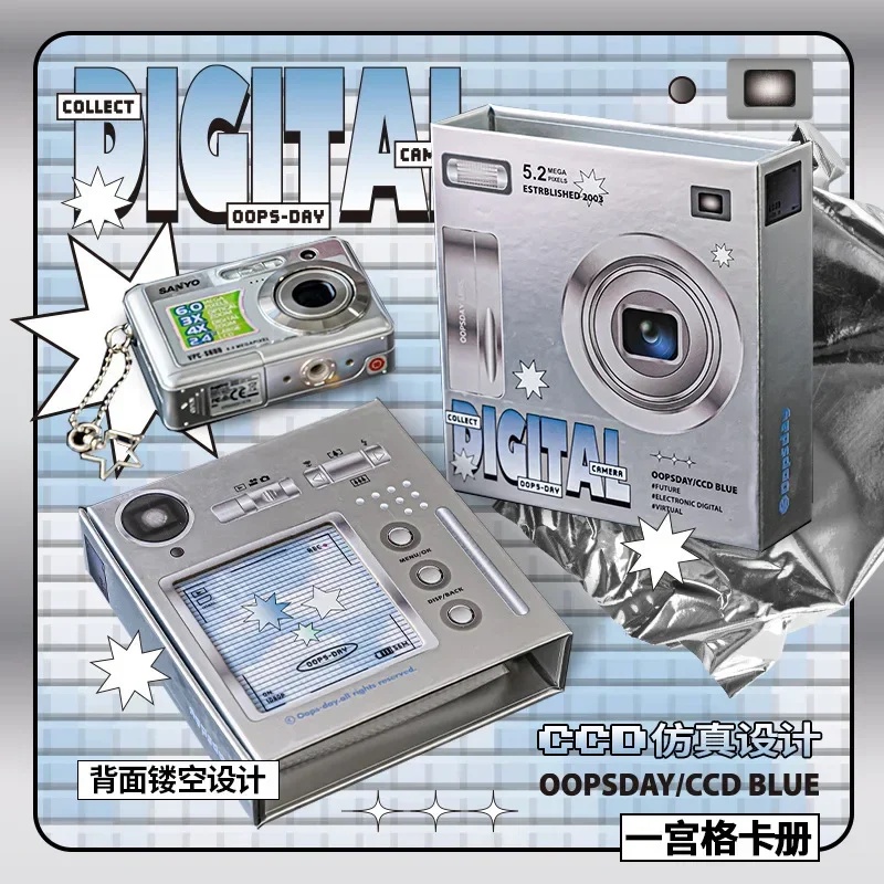 

IMYY Retro Binder Photocard Holder Kpop Idol Photo Album with 20pcs 3inches Transparent Inner Pages