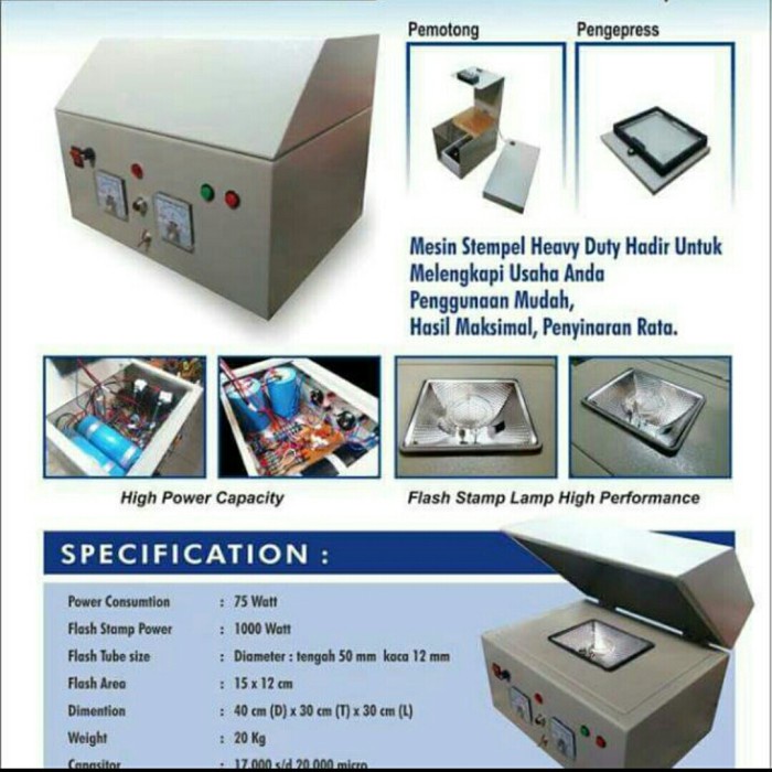 mesin stempel flash jumbo