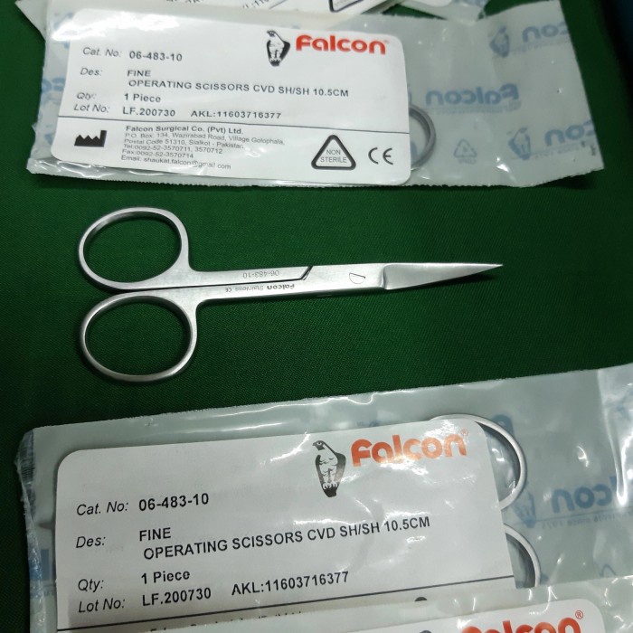 

gunting iris lengkung 10.5cm