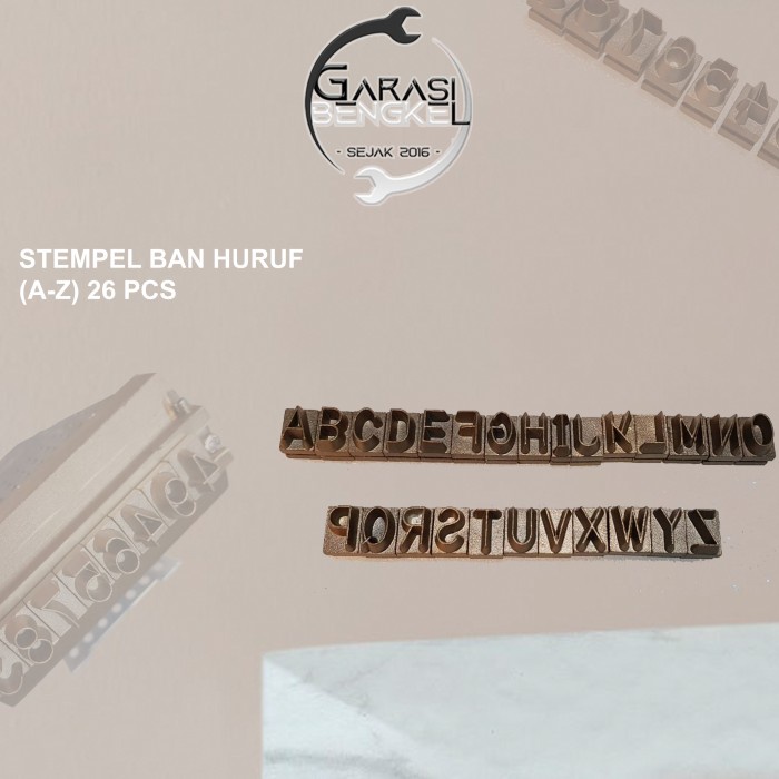 

Stempel Ban Huruf (15674) A-Z (26pcs)