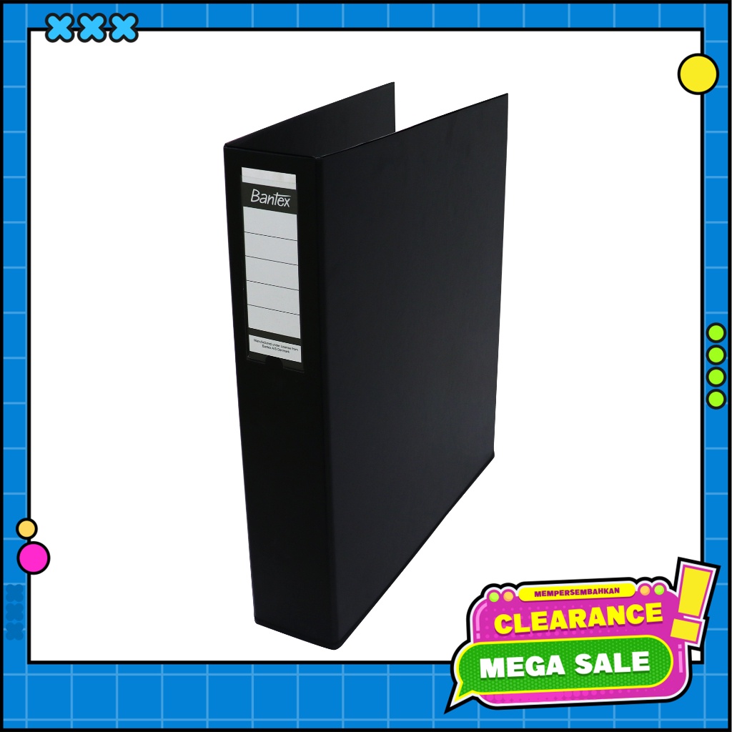 

[BMS Bekasi] Ring Binder A3 Potrait 2D 65mm Black- 8162 10