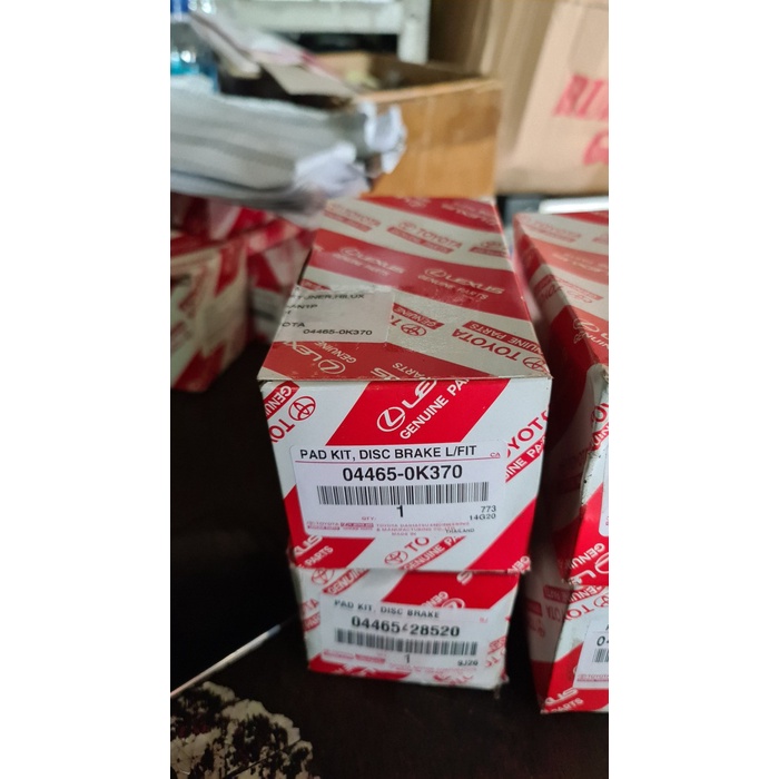 Kampas Rem Depan Fortuner Vrz Srz 04465-0K370