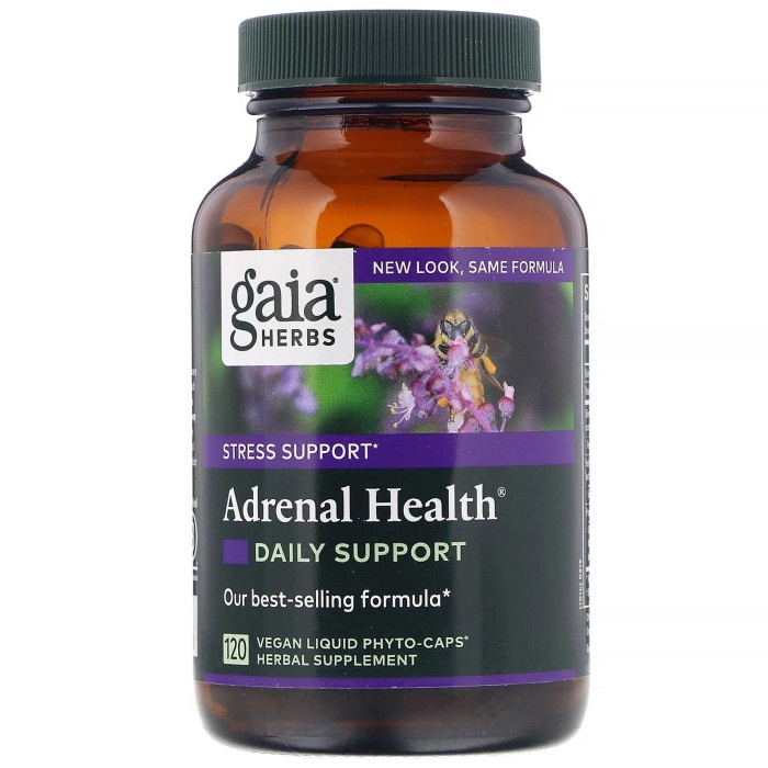 

HOT SALE! Gaia Herbs, Adrenal Health, Daily Support , 120 Vegan Phyto-Ca