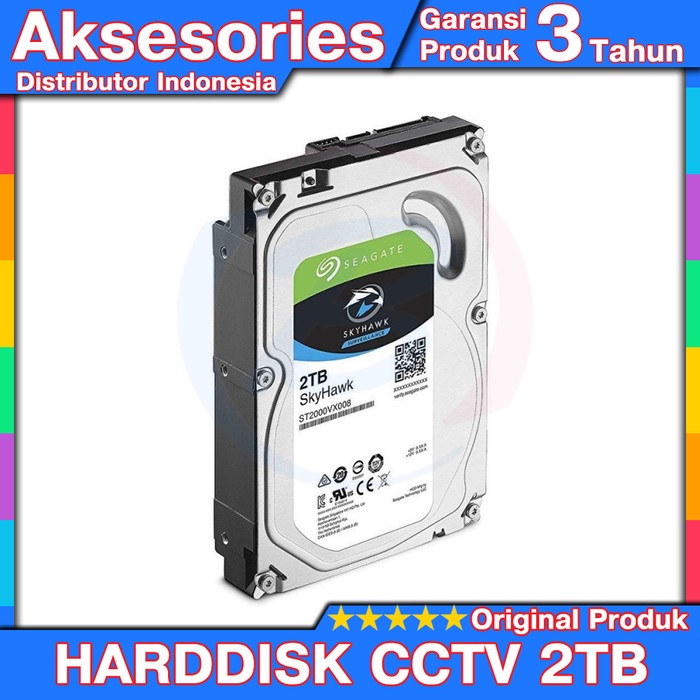 HDD / Harddisk CCTV 2TB Seagate MFI Original Garansi Resmi 3 Tahun