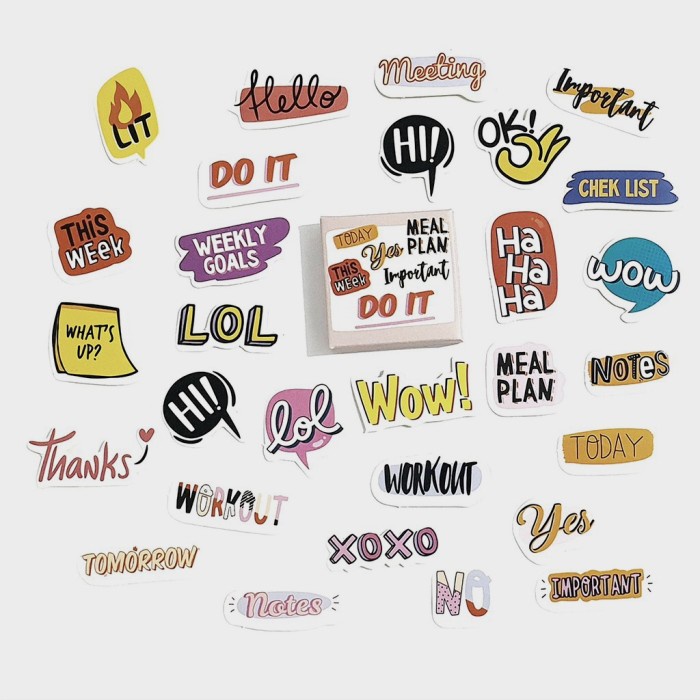 

Stiker Journal #Doit Untuk Notebook, Planner, Bullet Journal