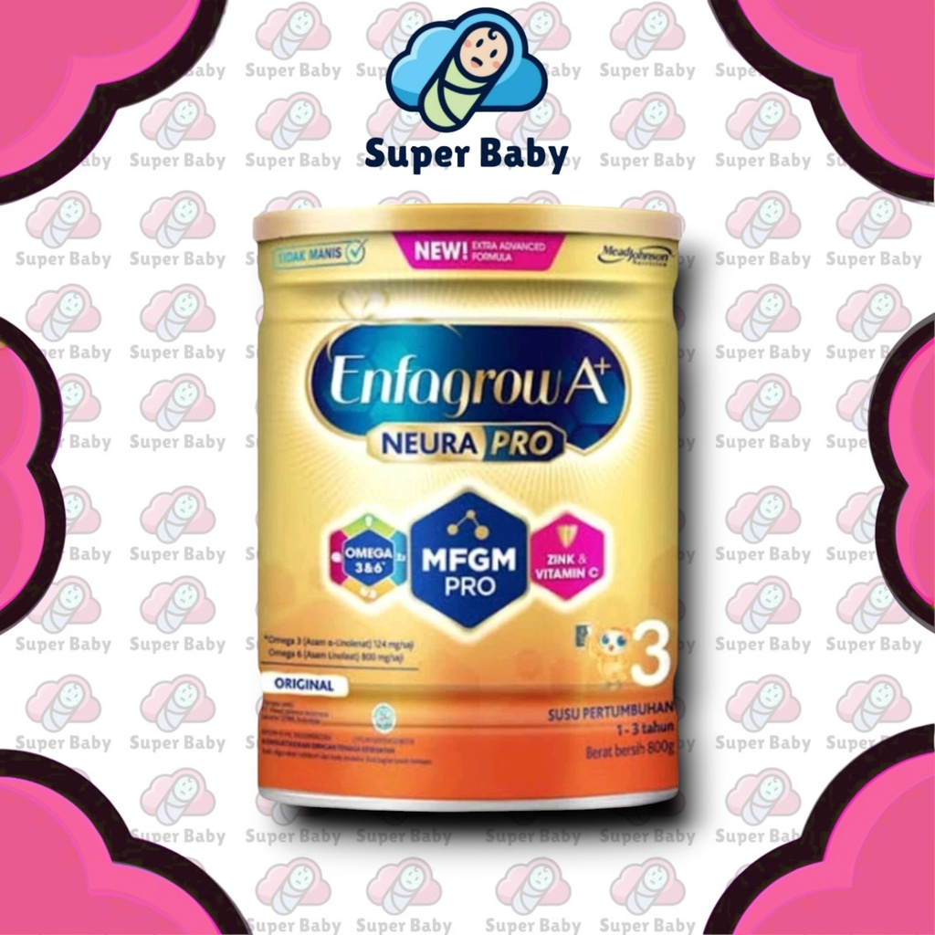 SUSU BALITA ENFAGROW A+ 3 USIA 1-3 TAHUN MADU VANILLA ORIGINAL 800gr