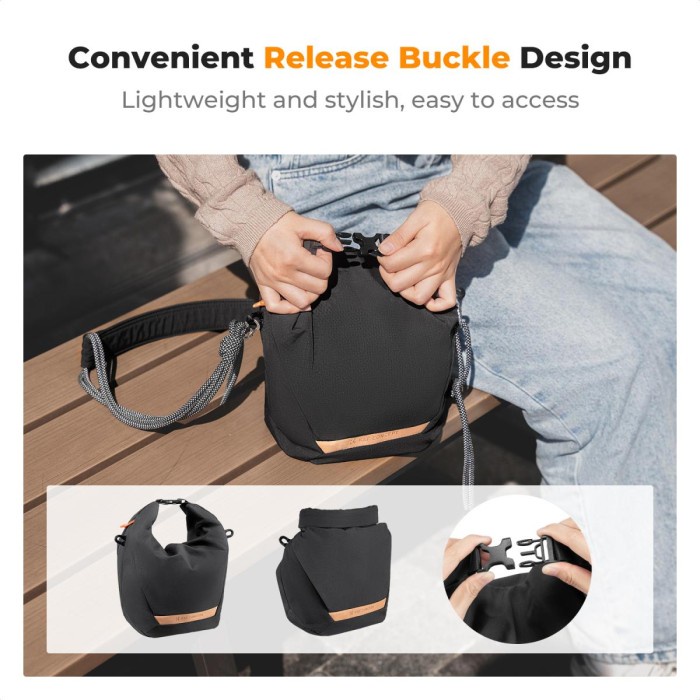terbaru  knf concept sling bag 5l tas kamera mirrorless k&f concept camera bag ready