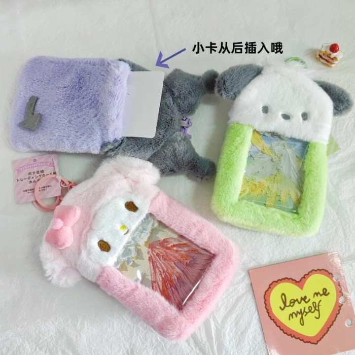

Sanrio Photocard Holder PC ID Card Kartu Kuromi Melody Cinamoroll Fluffy PC Holder Photocard
