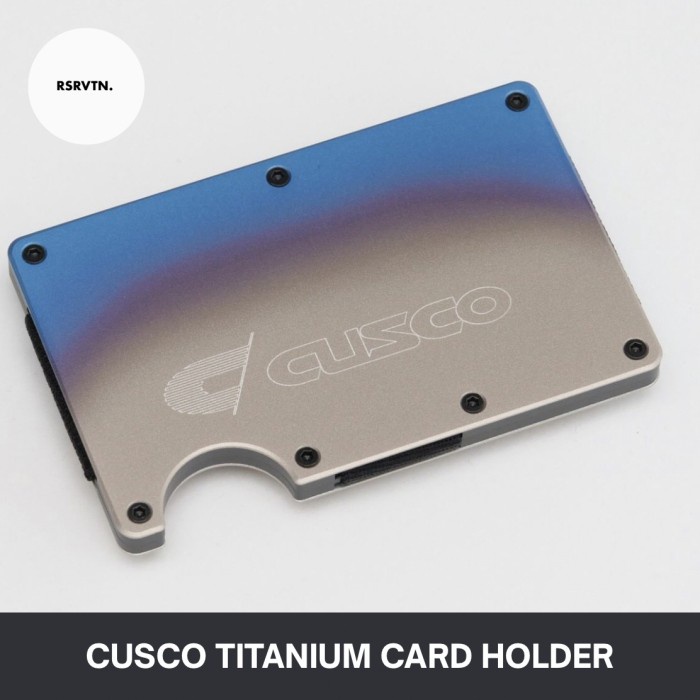 

Cusco Titanium Card Holder Kode 1056