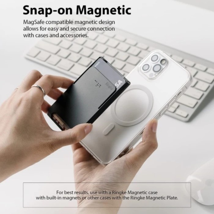 

Wallet Card Holder Ringke Magnetic Slot Dompet Kartu Magsafe iPhone Kode 388