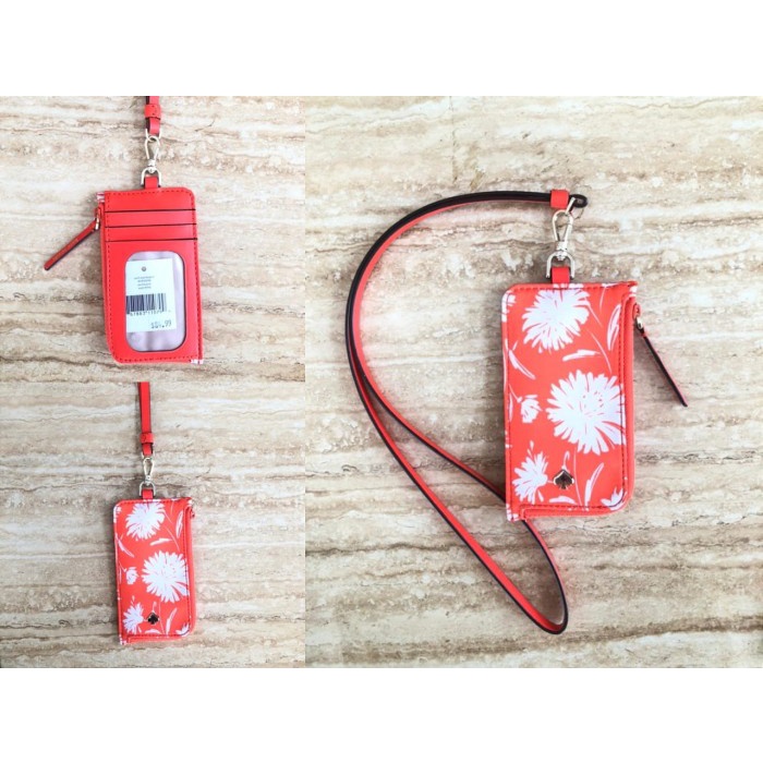 

Katespade Jae Nylon lanyard Blossom Multi Kode 1107